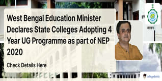 West Bengal Education Minister Declares State Colleges Adopting 4 Year UG Programme as part of NEP 2020; Check Details Here